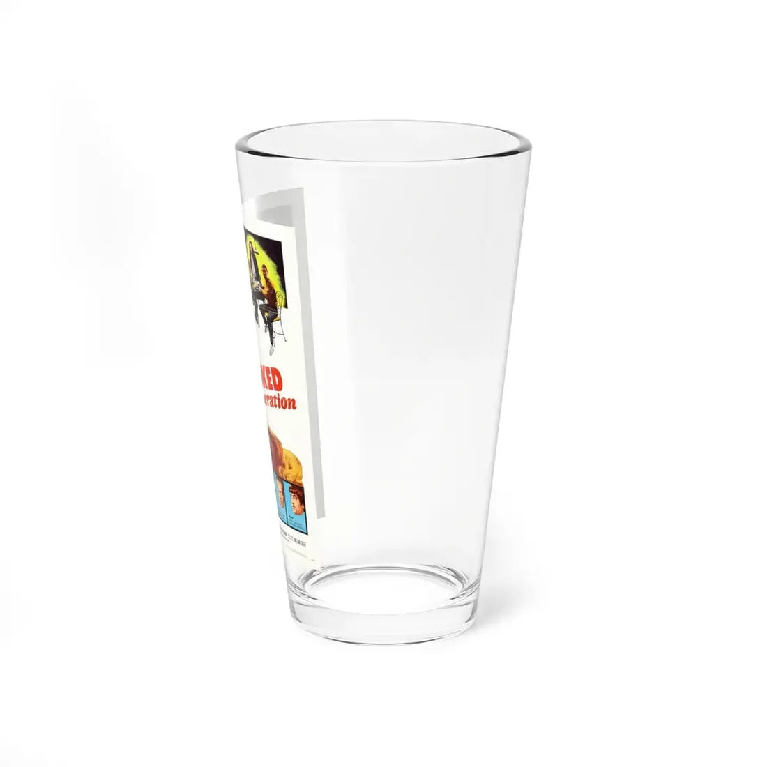 THE HOOKED GENERATION 1968 Movie Poster - Pint Glass 16oz - Go Mug Yourself
