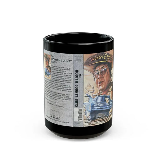 THE HOOTCH COUNTY BOYS (VHS COVER) - Black Coffee Mug 15oz - Go Mug Yourself