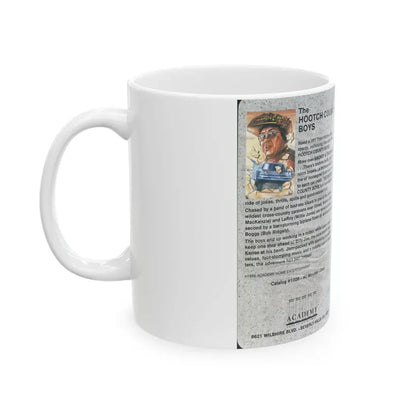 THE HOOTCH COUNTY BOYS (VHS COVER) - White Coffee Mug - Go Mug Yourself