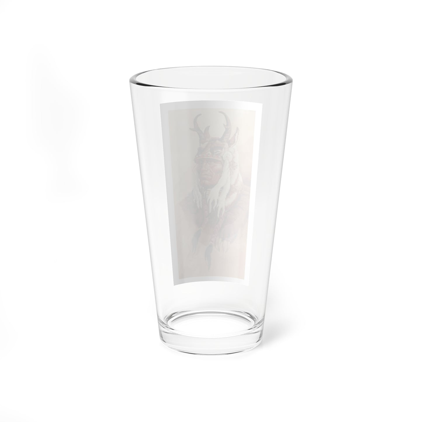 The Horned Chief (Magazine Illustration) Pint Glass 16oz-Go Mug Yourself