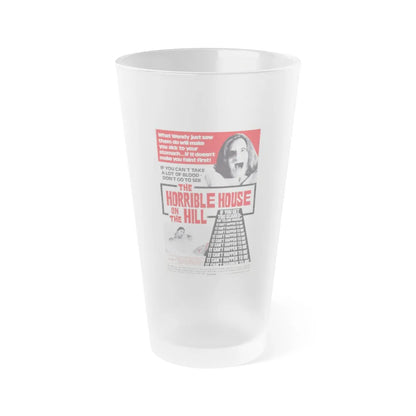 THE HORRIBLE HOUSE ON THE HILL (DEVIL TIMES FIVE) 1976 Movie Poster - Frosted Pint Glass 16oz-Go Mug Yourself