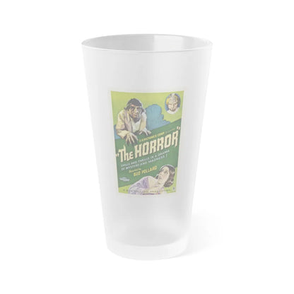 THE HORROR 1932 Movie Poster - Frosted Pint Glass 16oz-16oz-Frosted-Go Mug Yourself