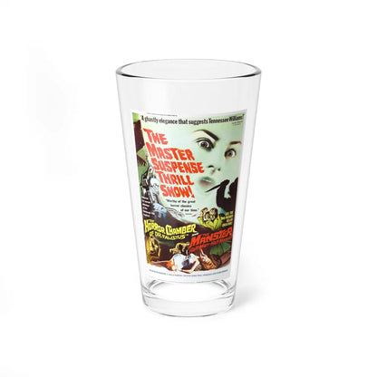 THE HORROR CHAMBER OF DR FAUSTUS (EYES WITHOUT A FACE) + THE MANSTER 1959 Movie Poster - Pint Glass 16oz-16oz-Go Mug Yourself