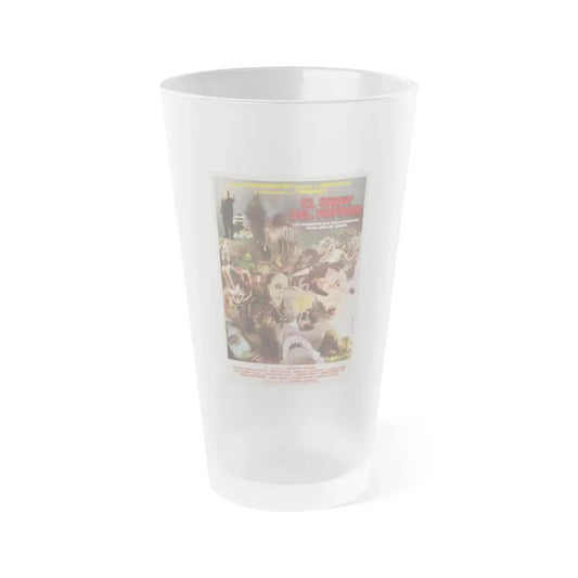 THE HORROR SHOW 1979 Movie Poster - Frosted Pint Glass 16oz Default Title - Go Mug Yourself