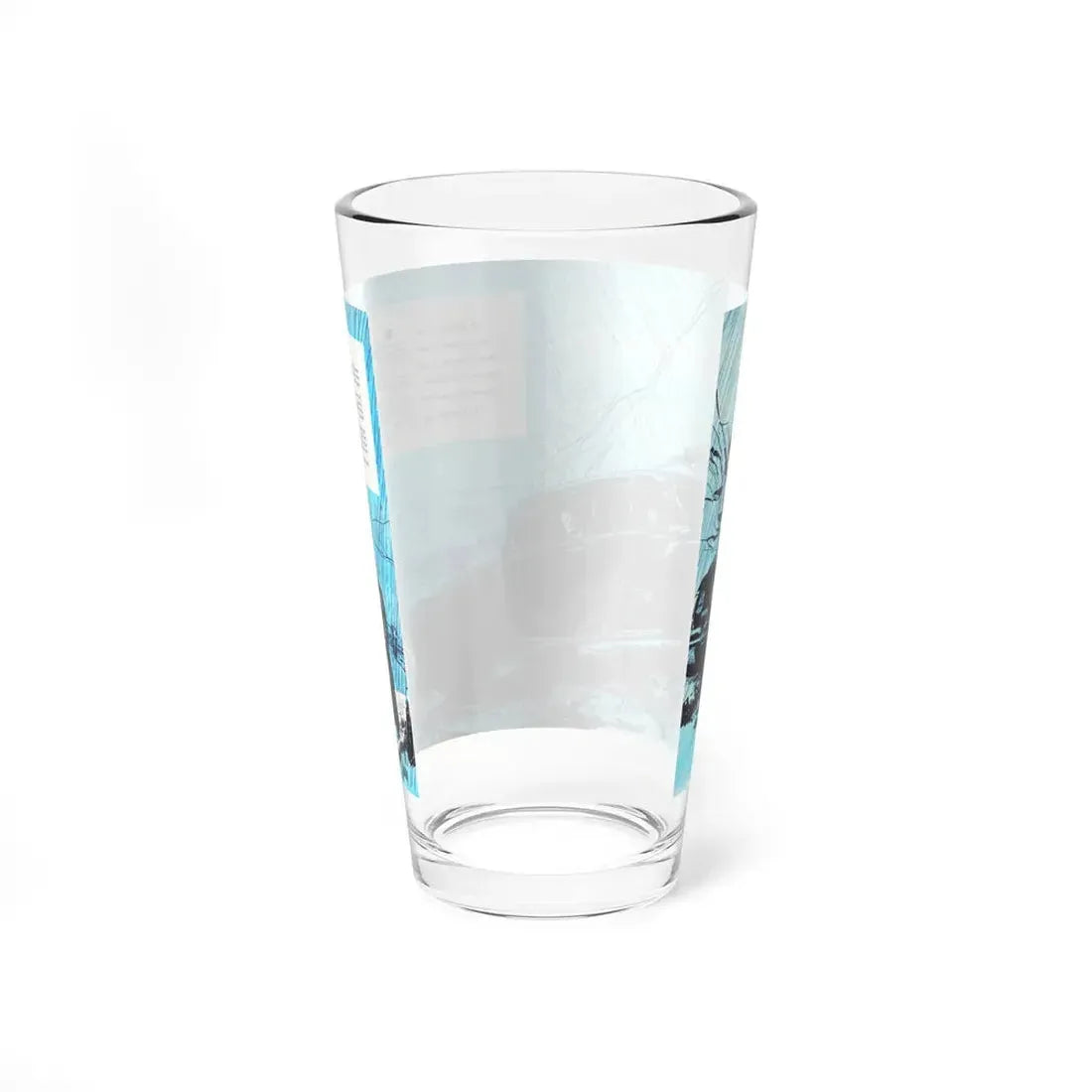 The Hostages, Bluebook, February 1953 (Magazine Illustration) Pint Glass 16oz - Go Mug Yourself