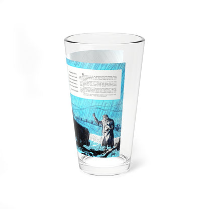 The Hostages, Bluebook, February 1953 (Magazine Illustration) Pint Glass 16oz-Go Mug Yourself