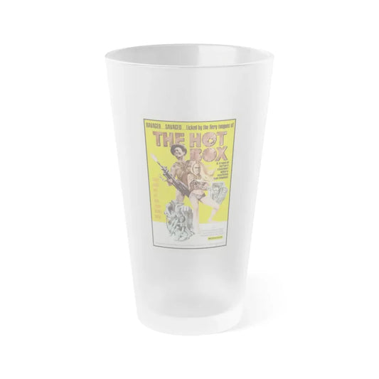 THE HOT BOX 1972 Movie Poster - Frosted Pint Glass 16oz Default Title - Go Mug Yourself