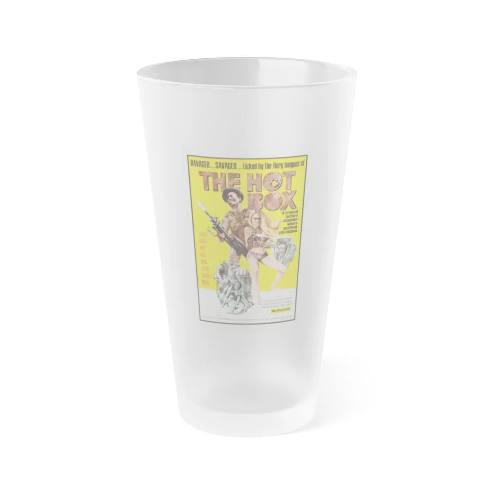 THE HOT BOX 1972 Movie Poster - Frosted Pint Glass 16oz-Go Mug Yourself