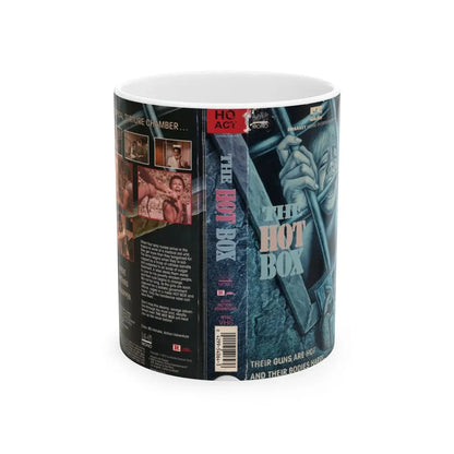 THE HOT BOX (VHS COVER) - White Coffee Mug 11oz - Go Mug Yourself