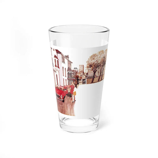 The House In Berlin by Enid Gwynne, Woman's Realm magazine, 1969 (Magazine Illustration) Pint Glass 16oz 16oz - Go Mug Yourself