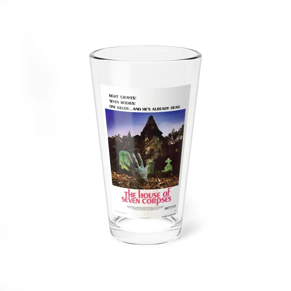 THE HOUSE OF SEVEN CORPSES 1974 Movie Poster - Pint Glass 16oz-16oz-Go Mug Yourself