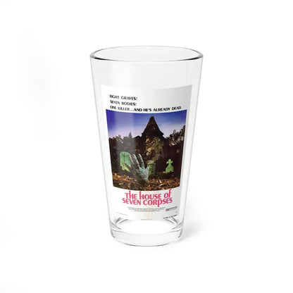 THE HOUSE OF SEVEN CORPSES 1974 Movie Poster - Pint Glass 16oz 16oz - Go Mug Yourself