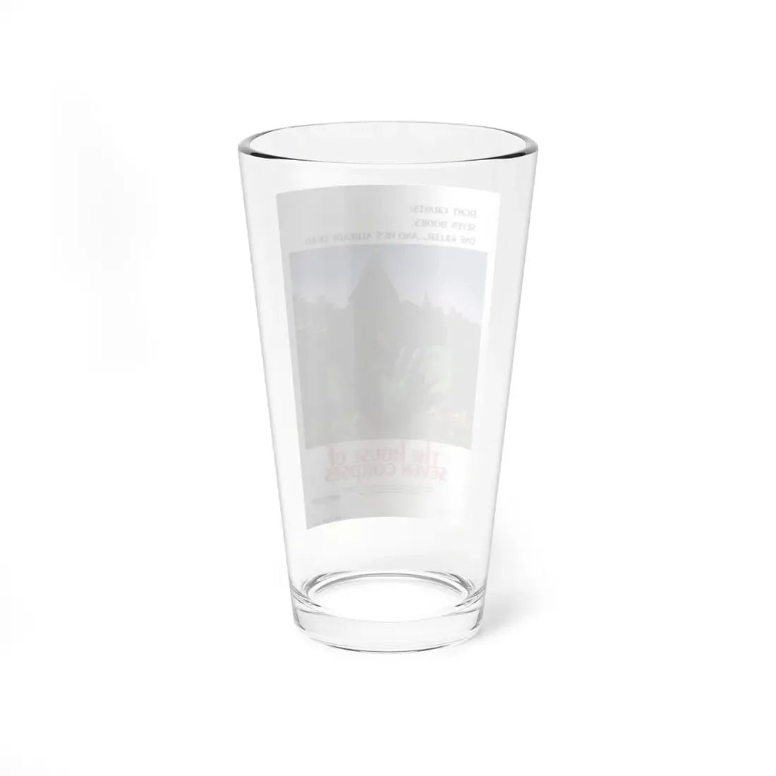 THE HOUSE OF SEVEN CORPSES 1974 Movie Poster - Pint Glass 16oz - Go Mug Yourself