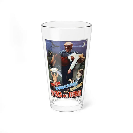 THE HOUSE OF TERROR 1960 Movie Poster - Pint Glass 16oz 16oz - Go Mug Yourself