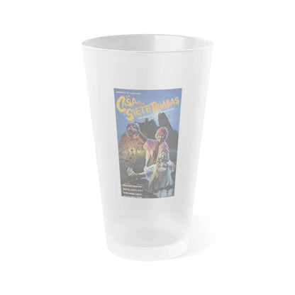 THE HOUSE OF THE SEVEN GRAVES 1982 Movie Poster - Frosted Pint Glass 16oz-Go Mug Yourself