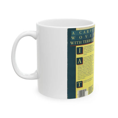 THE HOUSE OF THE YELLOW CARPET LIGHTNING VIDEO (VHS COVER) - White Coffee Mug-Go Mug Yourself