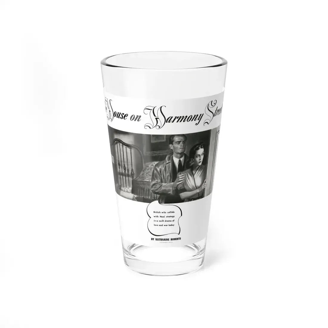 The House on Harmony Street (Pt. 1), Liberty, May 31, 1941 (Magazine Illustration) Pint Glass 16oz 16oz - Go Mug Yourself