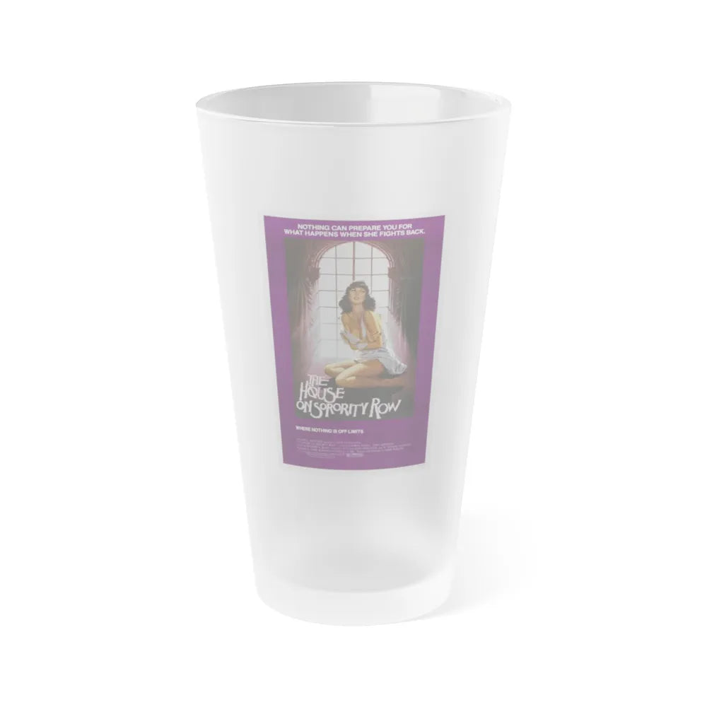 THE HOUSE ON SORORITY ROW 1982 Movie Poster - Frosted Pint Glass 16oz-Go Mug Yourself