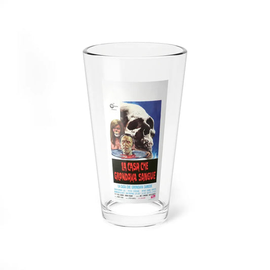 THE HOUSE THAT DRIPPED BLOOD (ITALIAN) 1971 Movie Poster - Pint Glass 16oz-16oz-Go Mug Yourself