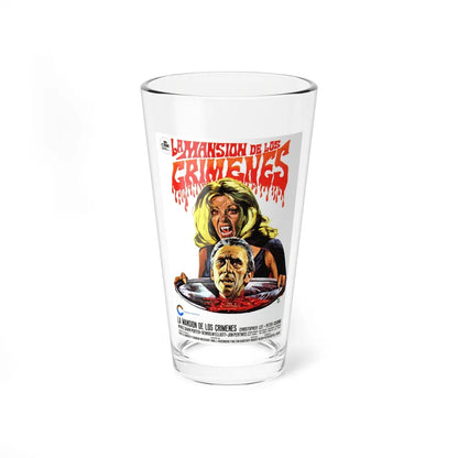 THE HOUSE THAT DRIPPED BLOOD (SPANISH) 1971 Movie Poster - Pint Glass 16oz-16oz-Go Mug Yourself