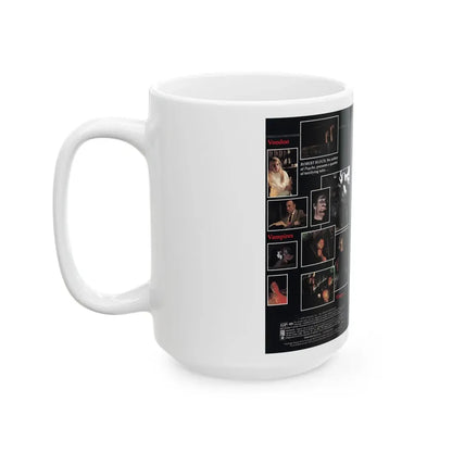 THE HOUSE THAT DRIPPED BLOOD (VHS COVER) - White Coffee Mug - Go Mug Yourself
