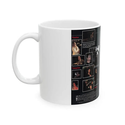 THE HOUSE THAT DRIPPED BLOOD (VHS COVER) - White Coffee Mug - Go Mug Yourself