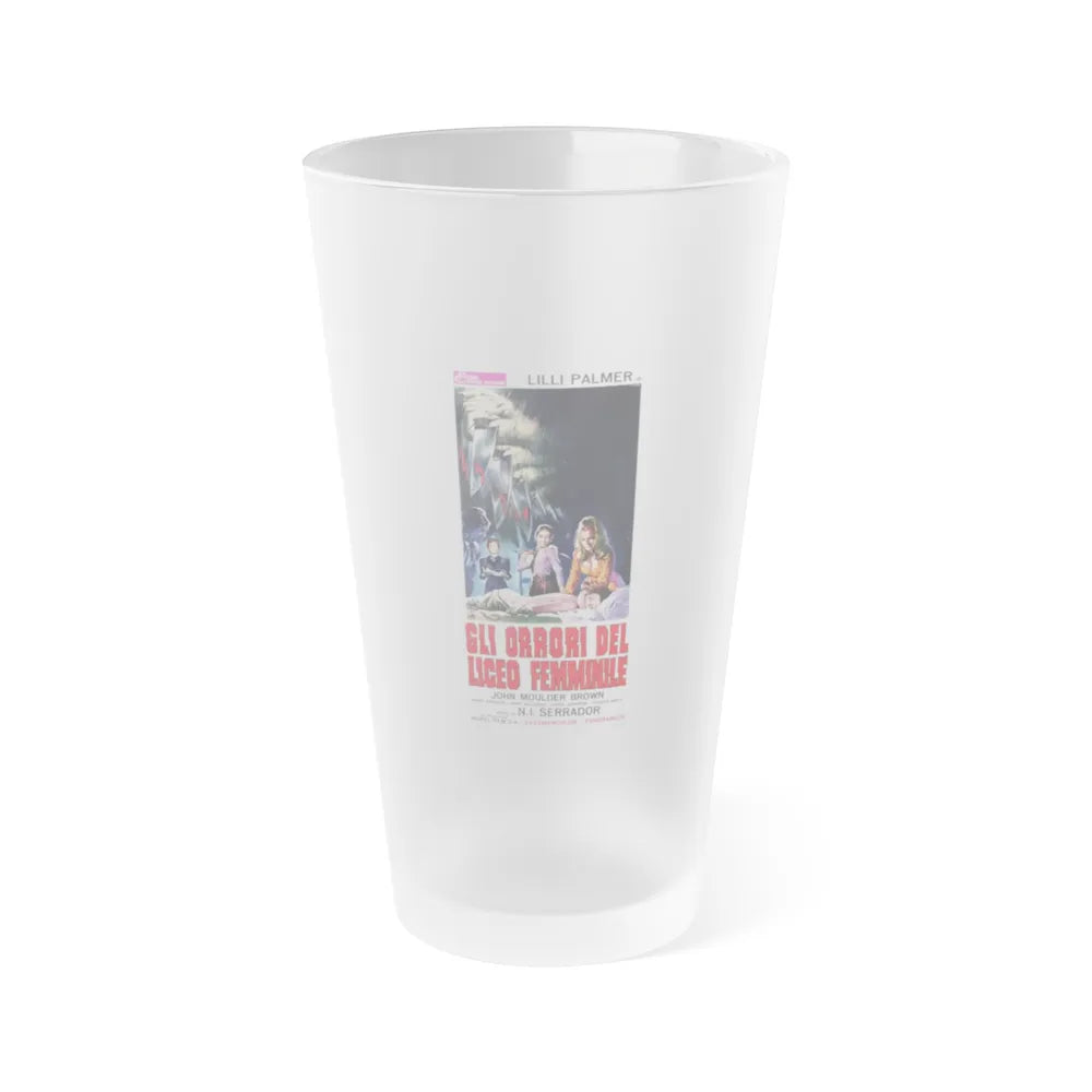 THE HOUSE THAT SCREAMED (ITALIAN) 1969 Movie Poster - Frosted Pint Glass 16oz-Go Mug Yourself