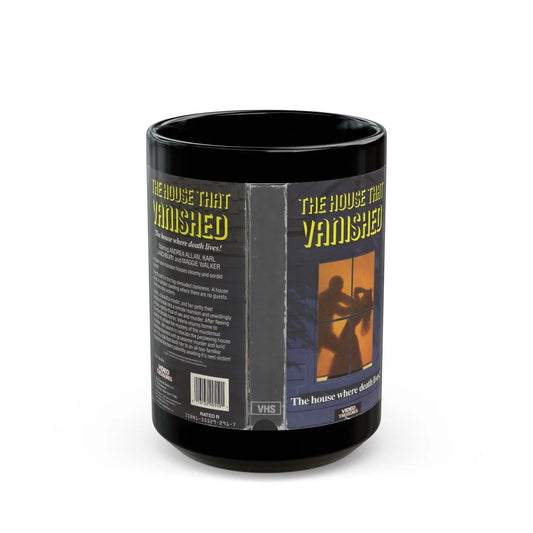 THE HOUSE THAT VANISHED (VHS COVER) - Black Coffee Mug-15oz-Go Mug Yourself