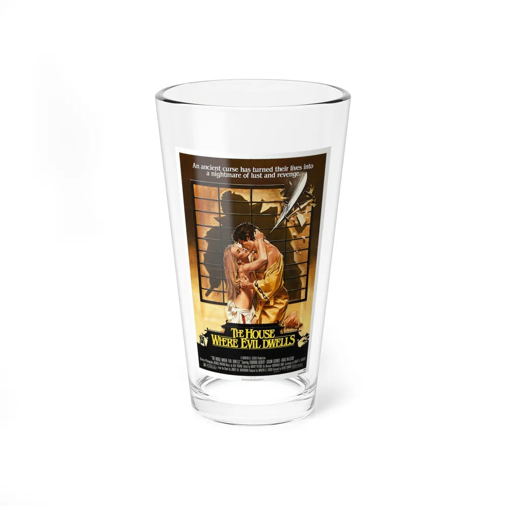 THE HOUSE WHERE EVIL DWELLS 1982 Movie Poster - Pint Glass 16oz-16oz-Go Mug Yourself