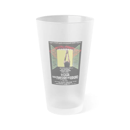 THE HOUSE WITH LAUGHING WINDOWS 1976 Movie Poster - Frosted Pint Glass 16oz-Go Mug Yourself