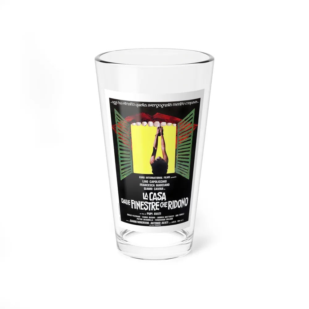 THE HOUSE WITH LAUGHING WINDOWS 1976 Movie Poster - Pint Glass 16oz-16oz-Go Mug Yourself