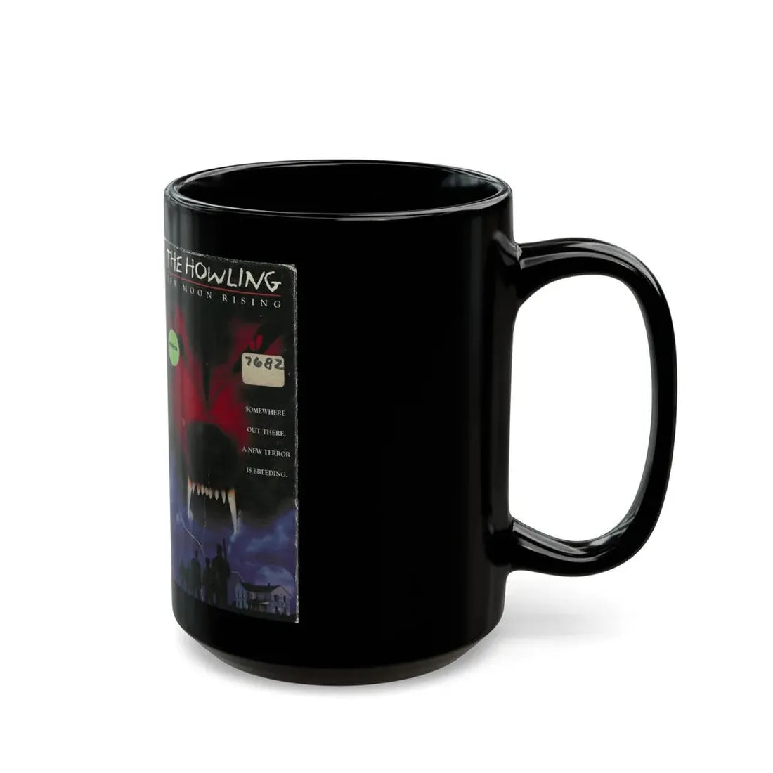 THE HOWLING NEW MOON RISING VERSION2 (VHS COVER) - Black Coffee Mug - Go Mug Yourself