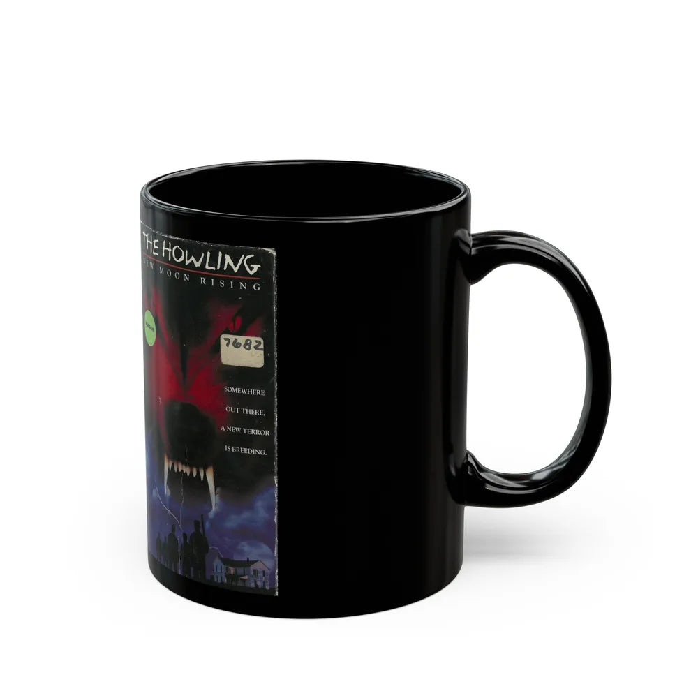 THE HOWLING NEW MOON RISING VERSION2 (VHS COVER) - Black Coffee Mug-Go Mug Yourself