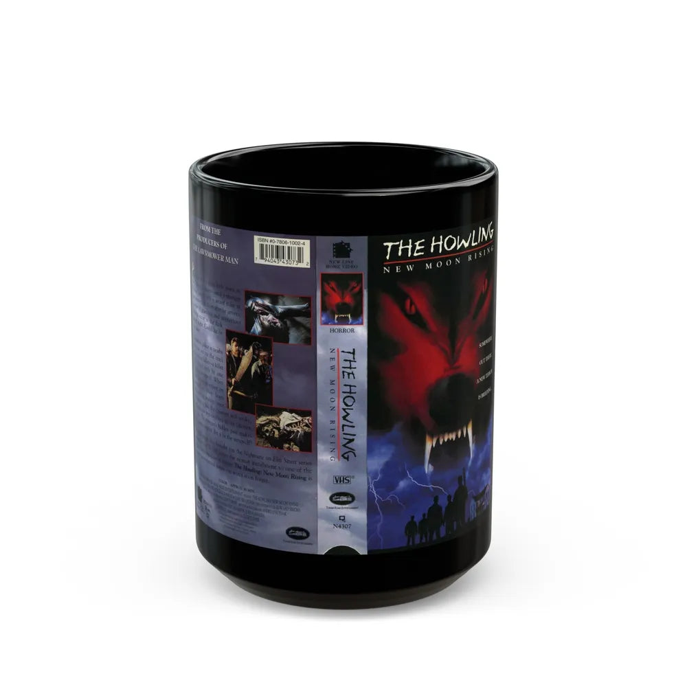 THE HOWLING NEW MOON RISING (VHS COVER) - Black Coffee Mug-15oz-Go Mug Yourself