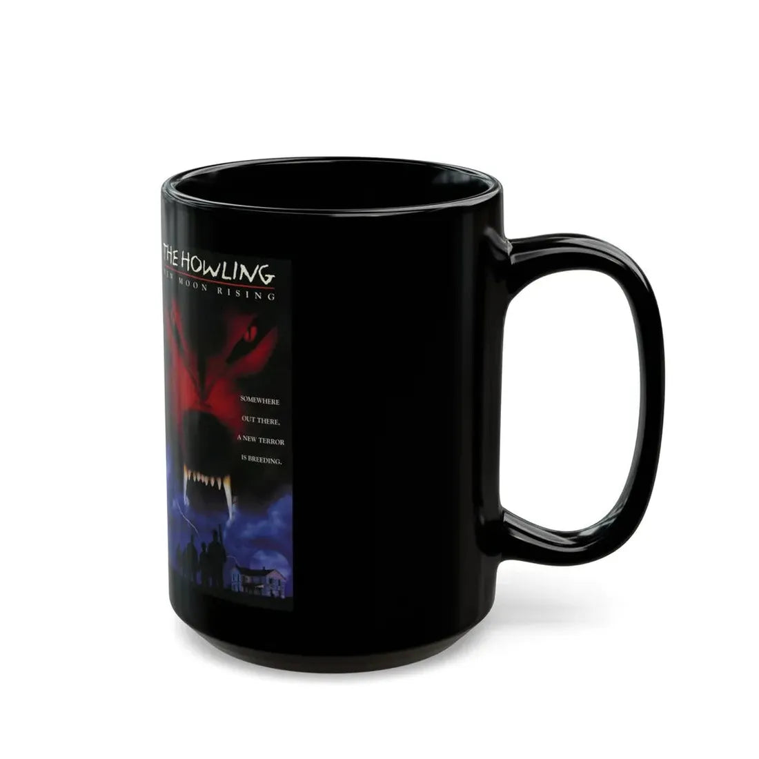 THE HOWLING NEW MOON RISING (VHS COVER) - Black Coffee Mug - Go Mug Yourself