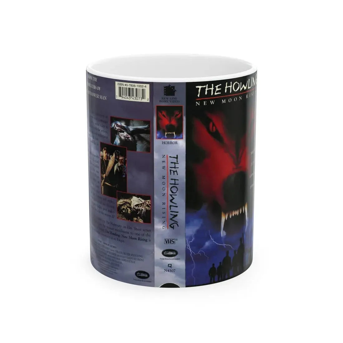 THE HOWLING NEW MOON RISING (VHS COVER) - White Coffee Mug 11oz - Go Mug Yourself
