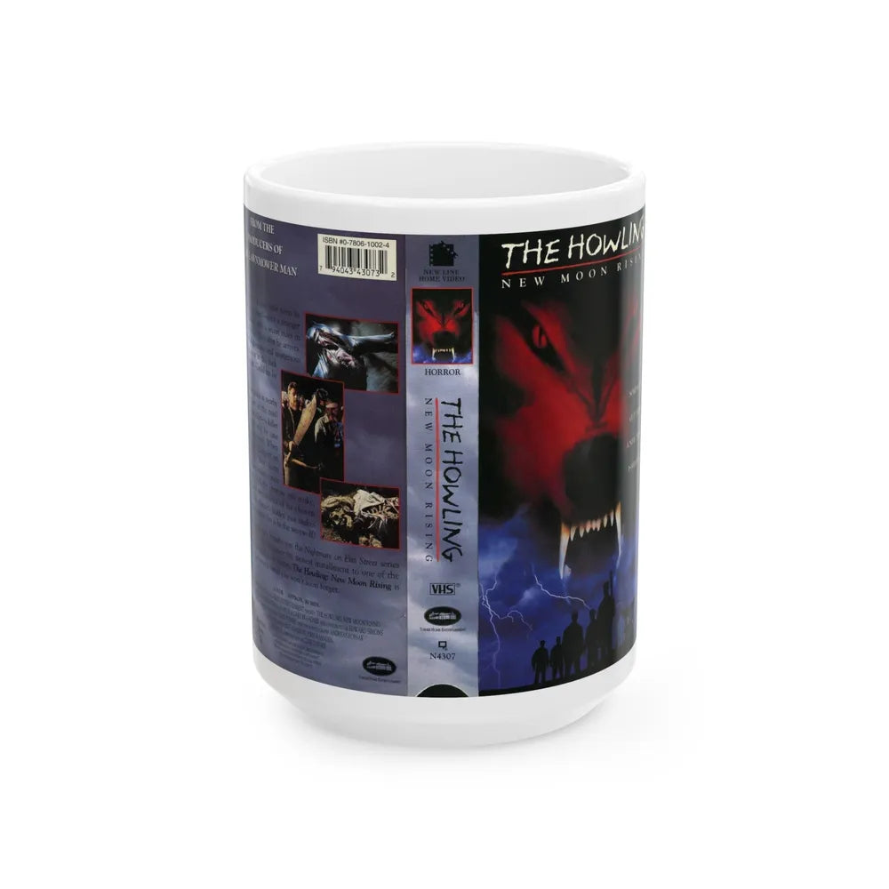 THE HOWLING NEW MOON RISING (VHS COVER) - White Coffee Mug-15oz-Go Mug Yourself