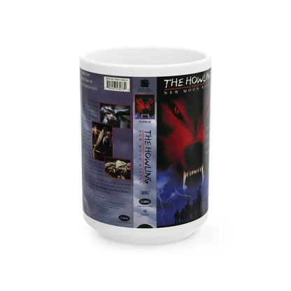 THE HOWLING NEW MOON RISING (VHS COVER) - White Coffee Mug-15oz-Go Mug Yourself