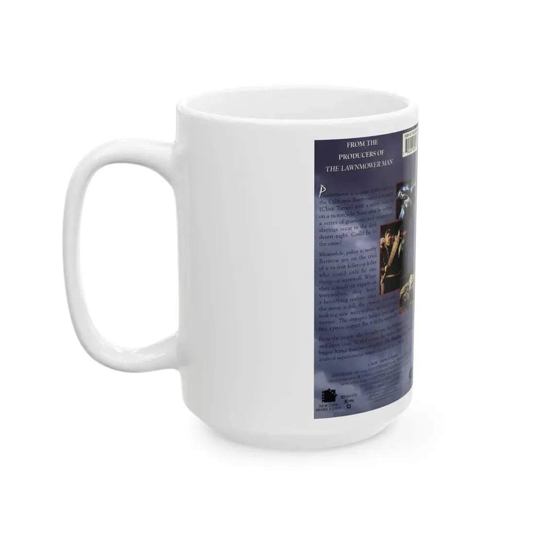 THE HOWLING NEW MOON RISING (VHS COVER) - White Coffee Mug - Go Mug Yourself
