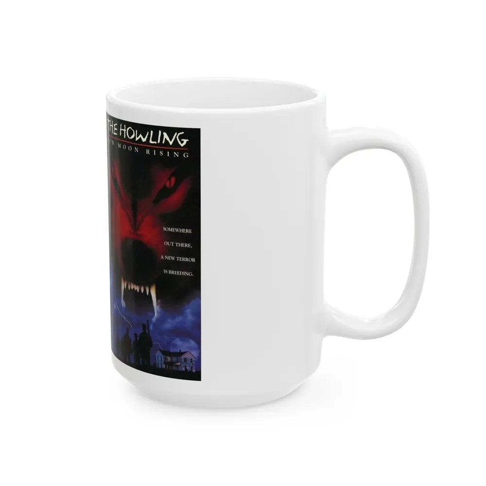 THE HOWLING NEW MOON RISING (VHS COVER) - White Coffee Mug-Go Mug Yourself