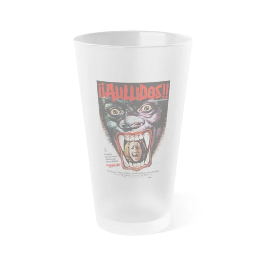 THE HOWLING (SPANISH) 1981 Movie Poster - Frosted Pint Glass 16oz-16oz-Frosted-Go Mug Yourself