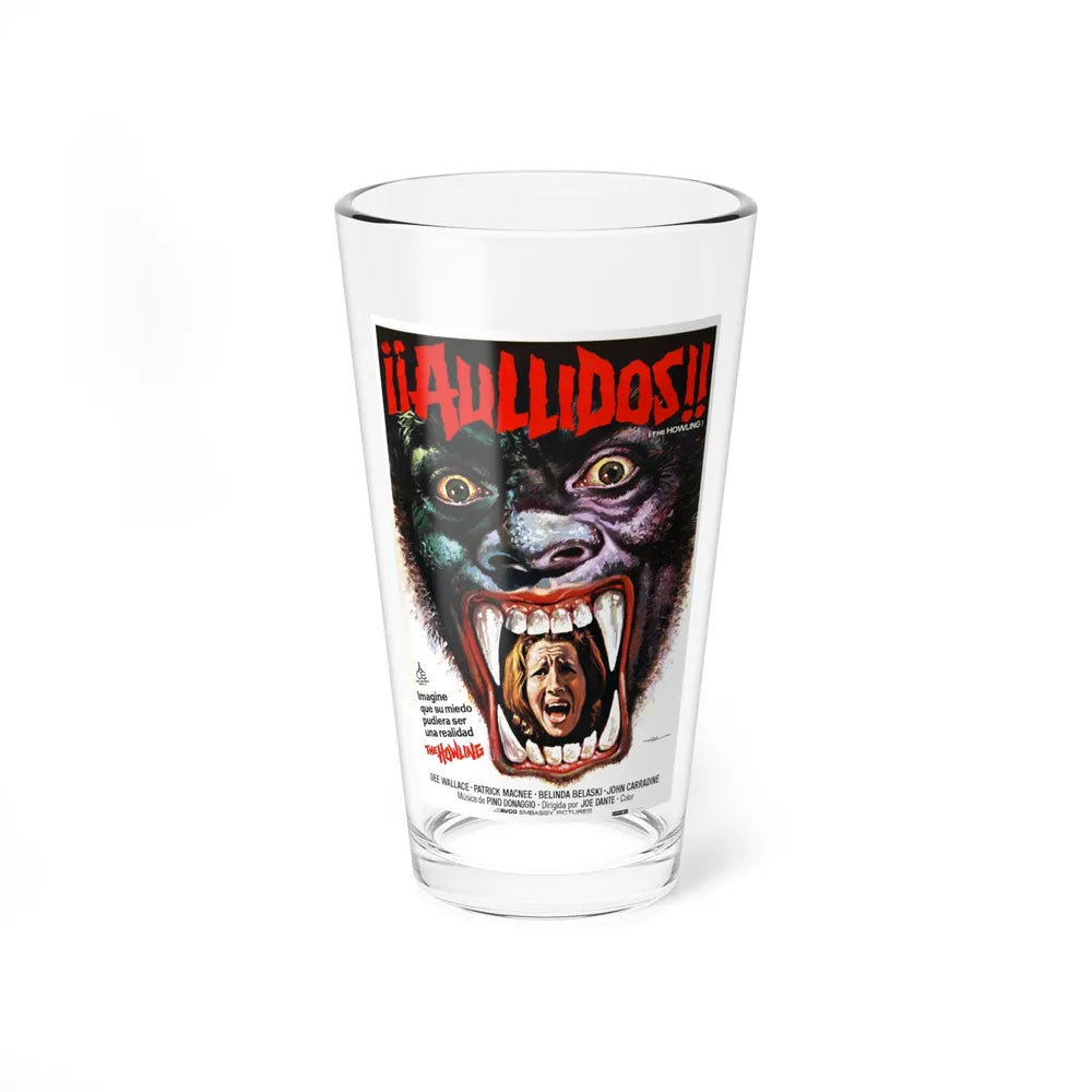 THE HOWLING (SPANISH) 1981 Movie Poster - Pint Glass 16oz-16oz-Go Mug Yourself