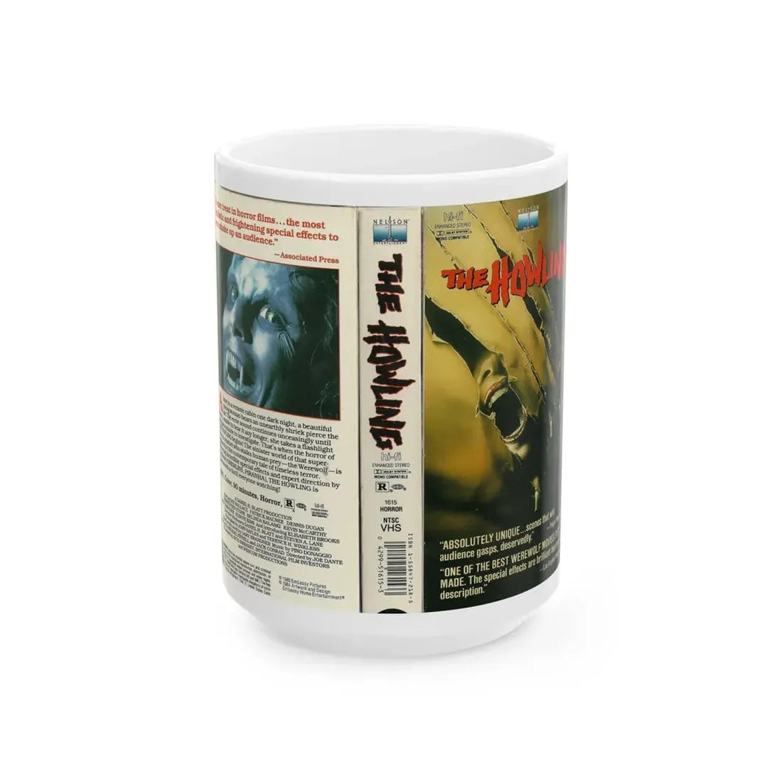 THE HOWLING (VHS COVER) - White Coffee Mug 15oz - Go Mug Yourself