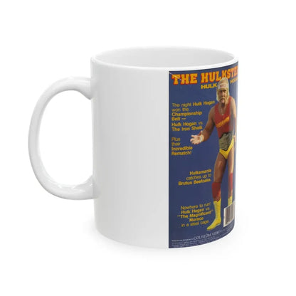 THE HULKSTER HULK HOGAN (VHS COVER) - White Coffee Mug - Go Mug Yourself