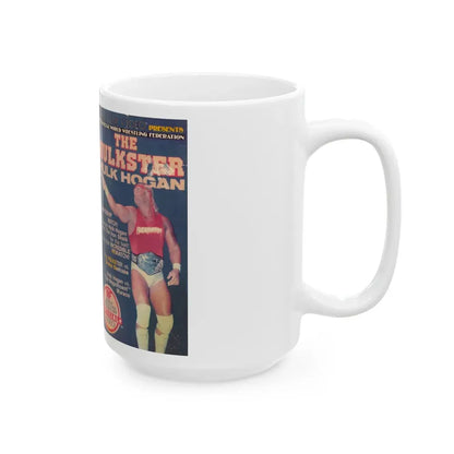 THE HULKSTER HULK HOGAN (VHS COVER) - White Coffee Mug - Go Mug Yourself