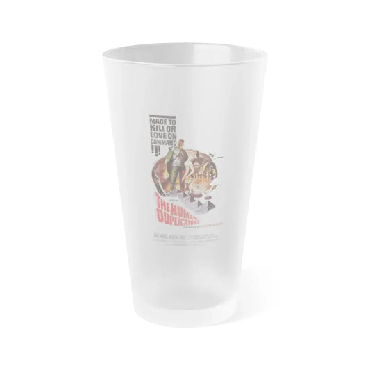 THE HUMAN DUPLICATORS 1965 Movie Poster - Frosted Pint Glass 16oz 16oz Frosted - Go Mug Yourself