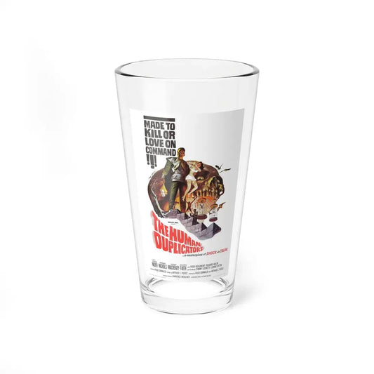THE HUMAN DUPLICATORS 1965 Movie Poster - Pint Glass 16oz 16oz - Go Mug Yourself