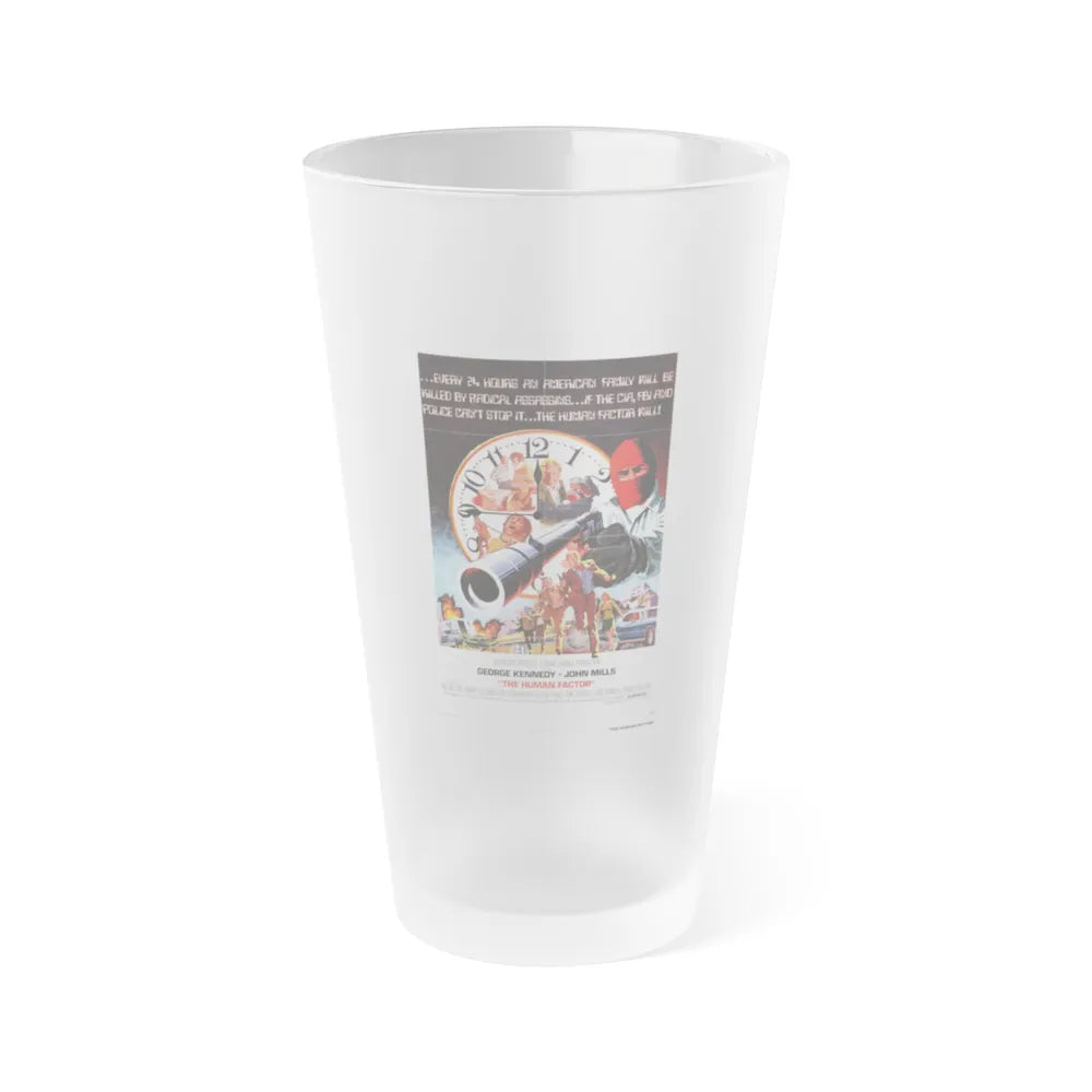 THE HUMAN FACTOR 1979 Movie Poster - Frosted Pint Glass 16oz-Go Mug Yourself