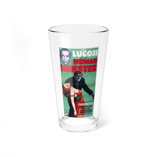 THE HUMAN MONSTER 1939 Movie Poster - Pint Glass 16oz-16oz-Go Mug Yourself