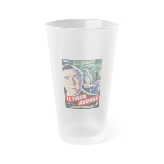 THE HUMAN MONSTER (BELGIAN) 1939 Movie Poster - Frosted Pint Glass 16oz Default Title - Go Mug Yourself